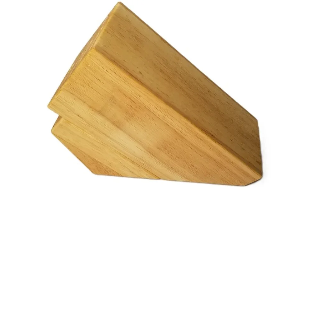 Zwilling J.A. Henckels 20 Slot Wooden Knife Block Angled Countertop